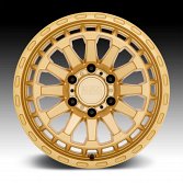 Black Rhino Raid Gold Custom Truck Wheels 3